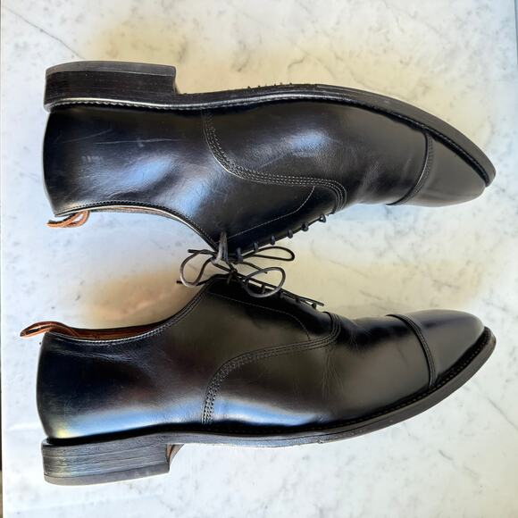 Allen Edmonds Kingswood Cap-Toe Oxford Black 12D Goodyear Welt USA - Picture 6 of 13